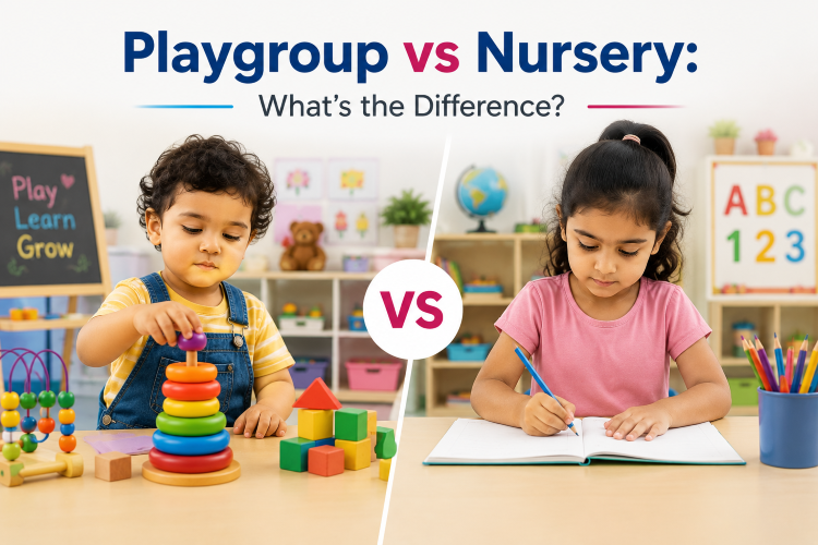 Playgroup activities for toddlers at EuroKids Pahala