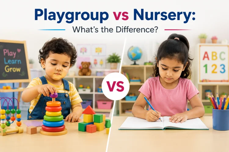 Playgroup activities for toddlers at EuroKids Pahala